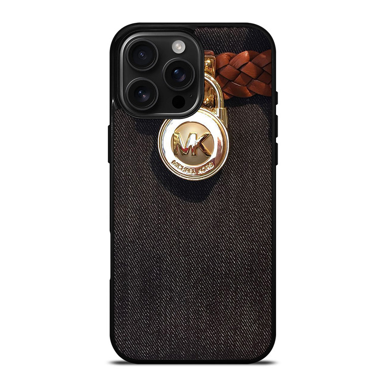 MICHAEL KORS MK PADLOCK iPhone 16 Pro Max Case Cover MICHAEL KORS MK PADLOCK iPhone 16 Pro Max Case Cover