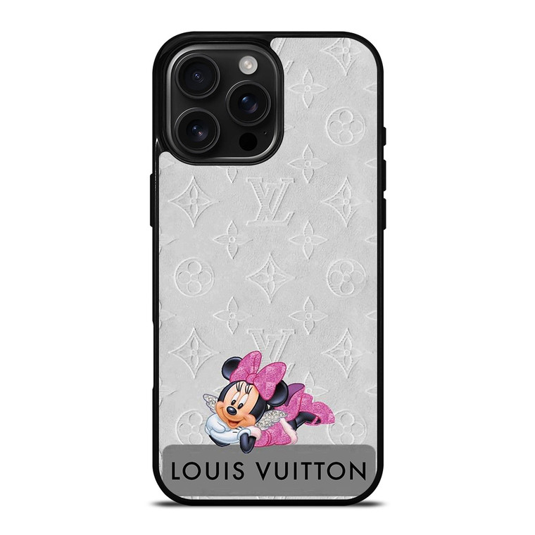MINNIE MOUSE DISNEY FEAT LOUIS VUITTON LV iPhone 16 Pro Max Case Cover MINNIE MOUSE DISNEY FEAT LOUIS VUITTON LV iPhone 16 Pro Max Case Cover