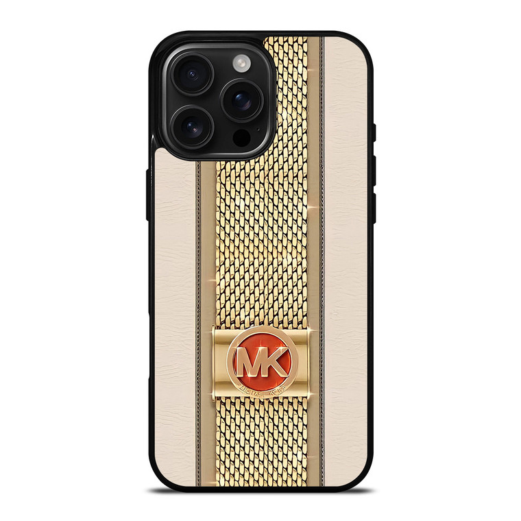 MK MICHAEL KORS EMBLEM iPhone 16 Pro Max Case Cover MK MICHAEL KORS EMBLEM iPhone 16 Pro Max Case Cover