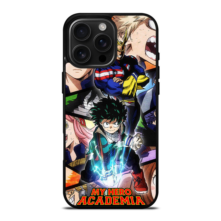 MY HERO ACADEMIA ANIME COVER iPhone 16 Pro Max Case Cover