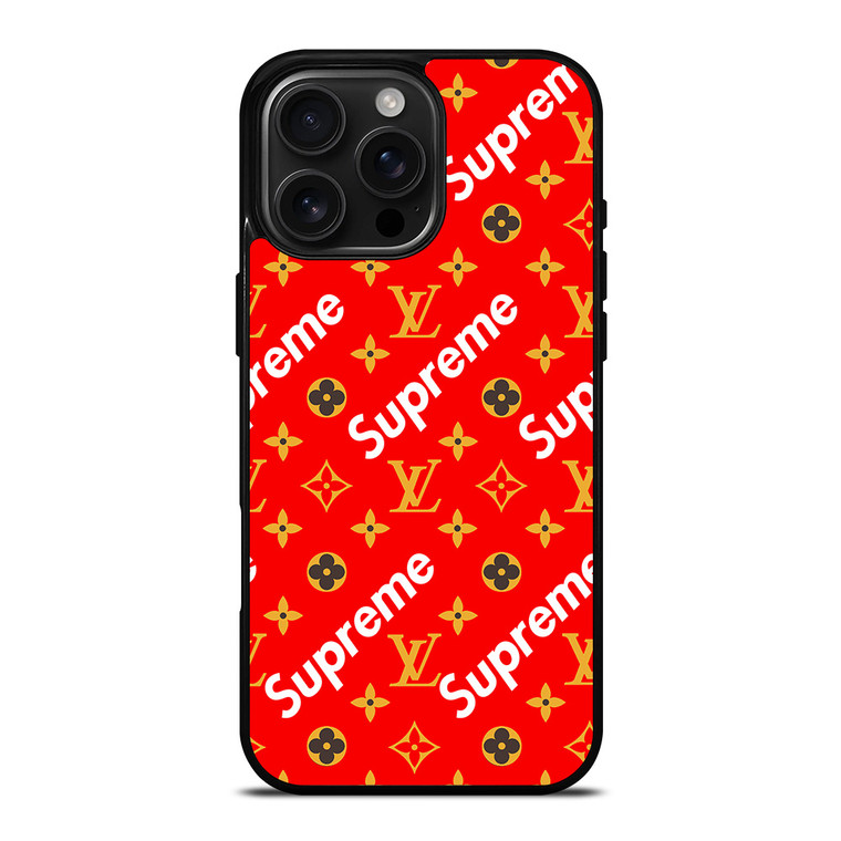 NEW SUPREME LOUIS VUITTON iPhone 16 Pro Max Case Cover