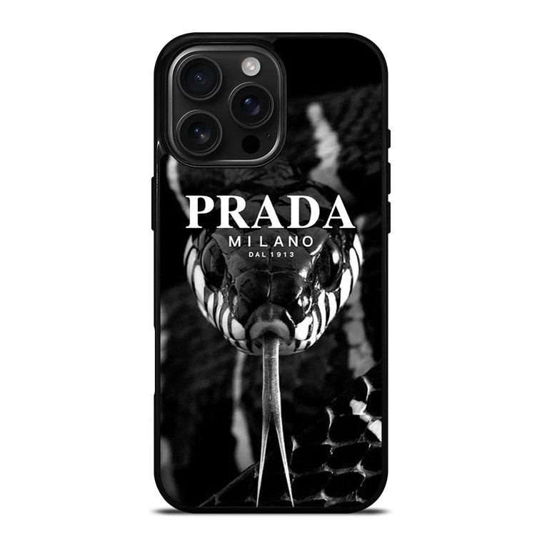 PRADA MILANO SNAKE iPhone 16 Pro Max Case Cover PRADA MILANO SNAKE iPhone 16 Pro Max Case Cover