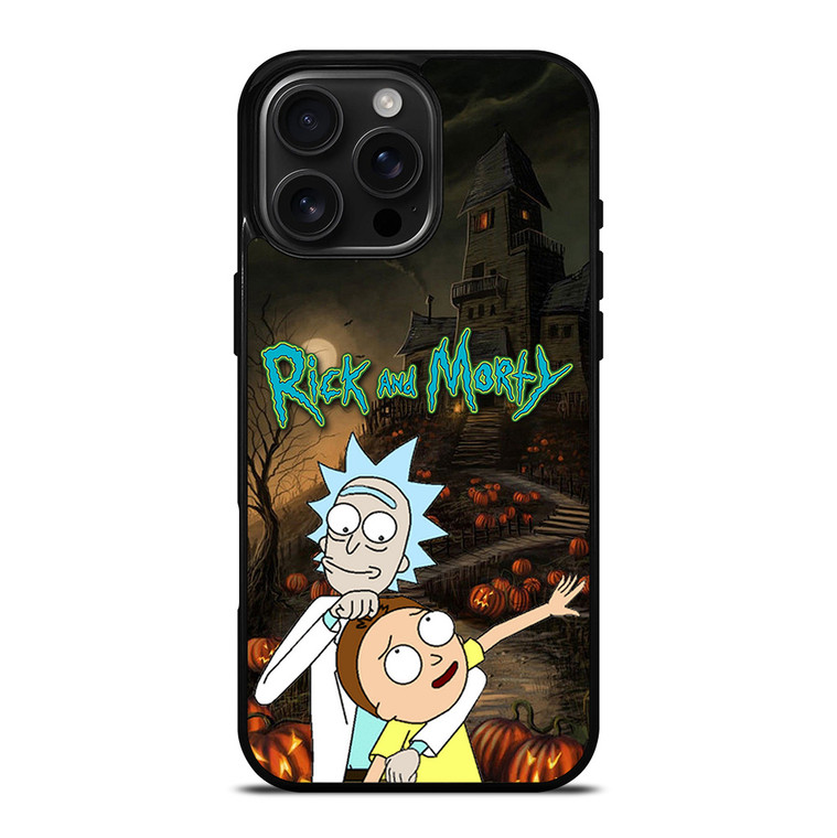 RICK AND MORTY HAPPY HALLOWEEN iPhone 16 Pro Max Case Cover RICK AND MORTY HAPPY HALLOWEEN iPhone 16 Pro Max Case Cover