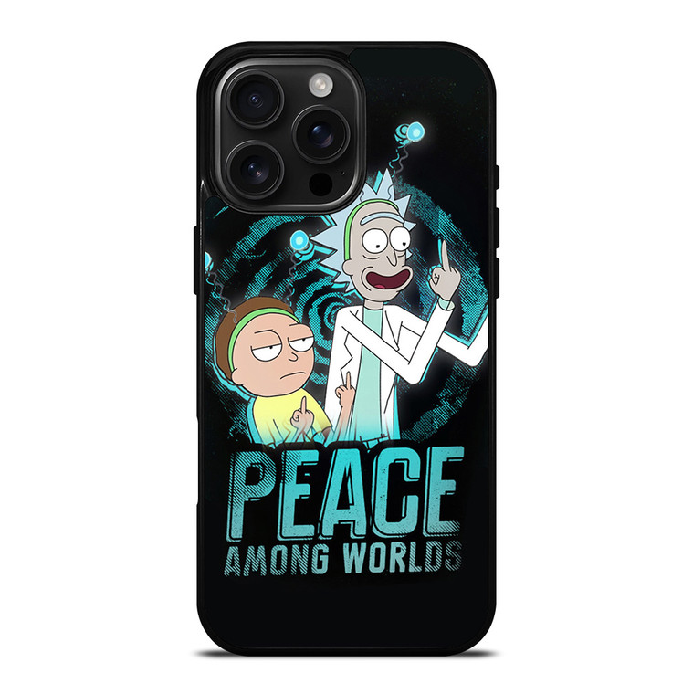 RICK AND MORTY PEACE AMONG WORLDS iPhone 16 Pro Max Case Cover