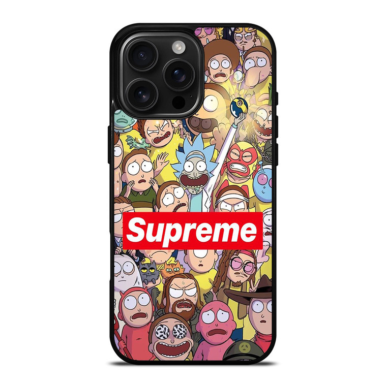 RICK AND MORTY SUPREME 2 iPhone 16 Pro Max Case Cover