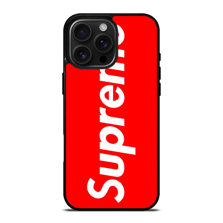 SUPREME SIMPLE LOGO iPhone 16 Pro Max Case Cover