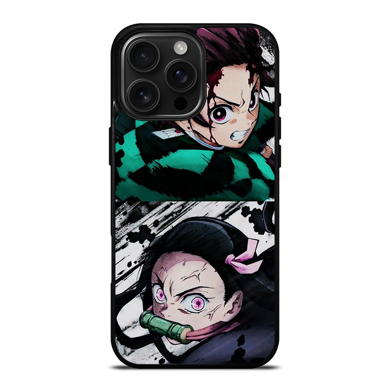 TANJIRO AND NEZUKO KAMADO DEMON SLAYER iPhone 16 Pro Max Case Cover
