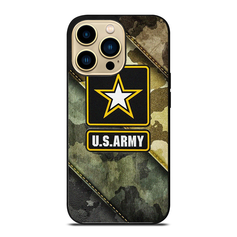 US ARMY LOGO CAMO  iPhone 14 Pro Max Case Cover