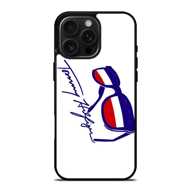 TOMMY HILFIGER LOGO SUNGLASSES iPhone 16 Pro Max Case Cover TOMMY HILFIGER LOGO SUNGLASSES iPhone 16 Pro Max Case Cover