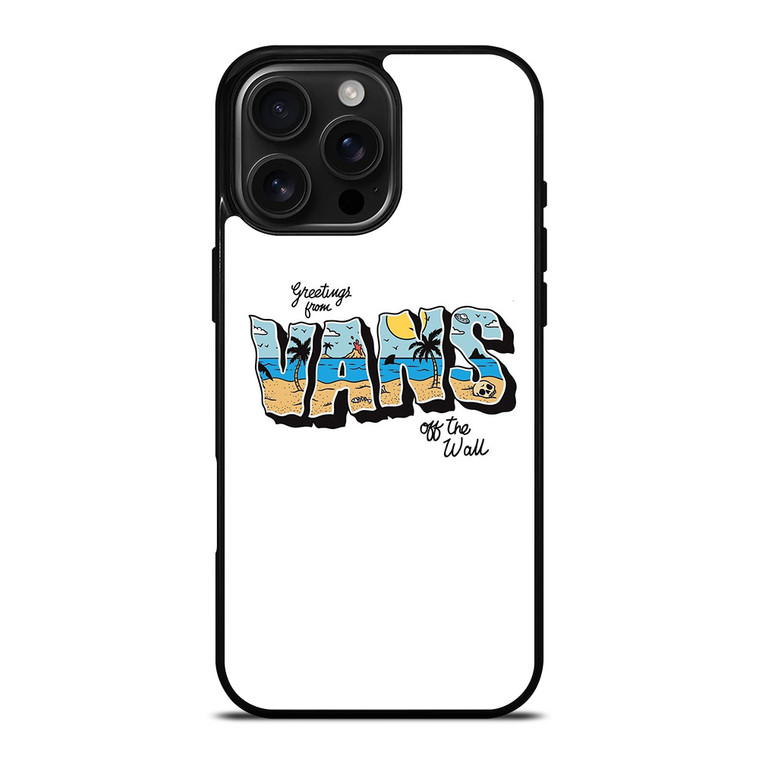 VANS OFF THE WALL GREETINGS iPhone 16 Pro Max Case Cover VANS OFF THE WALL GREETINGS iPhone 16 Pro Max Case Cover