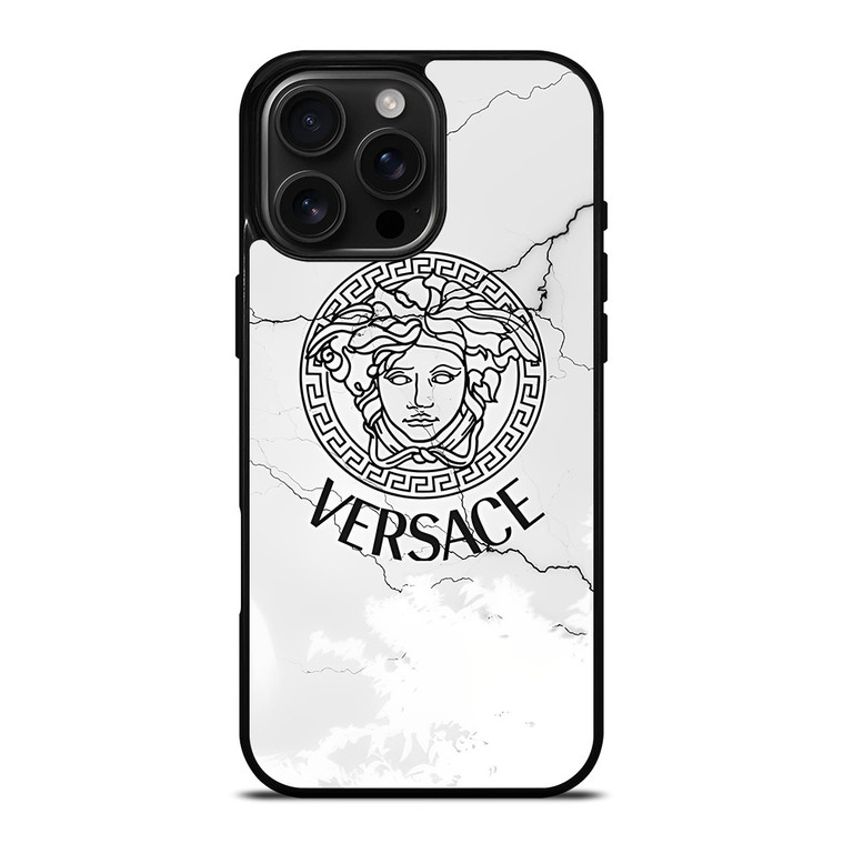 VERSACE LOGO MARBLE iPhone 16 Pro Max Case Cover