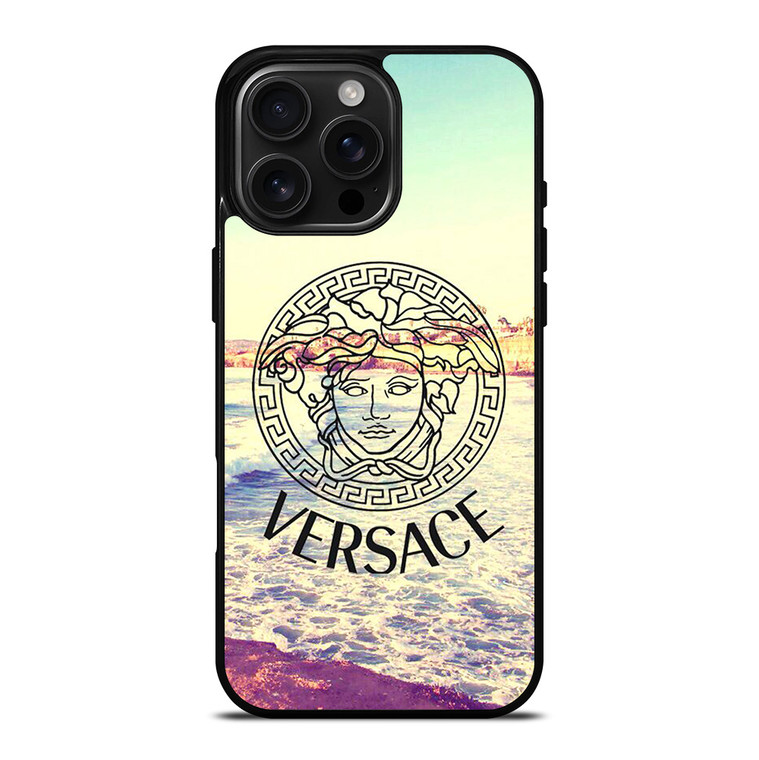 VERSACE LOGO THE BEACH iPhone 16 Pro Max Case Cover