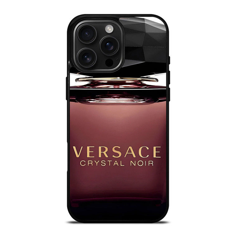 VERSACE PERFUME CRYSTAL NOIR iPhone 16 Pro Max Case Cover