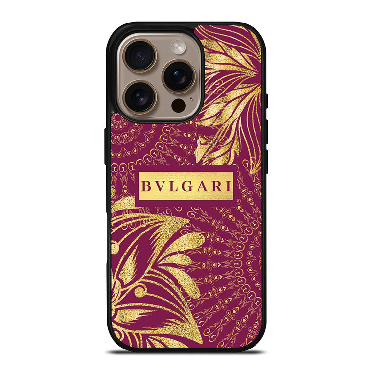 BULGARI ART PATTERN iPhone 16 Pro Case Cover