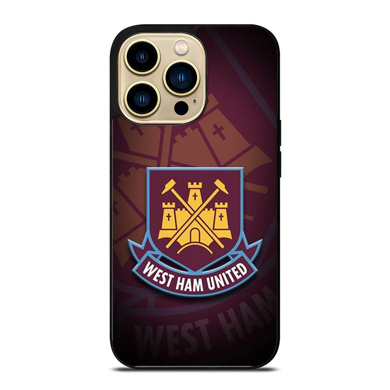 WEST HAM UNITED FC LOGO  iPhone 14 Pro Max Case Cover WEST HAM UNITED FC LOGO  iPhone 14 Pro Max Case Cover