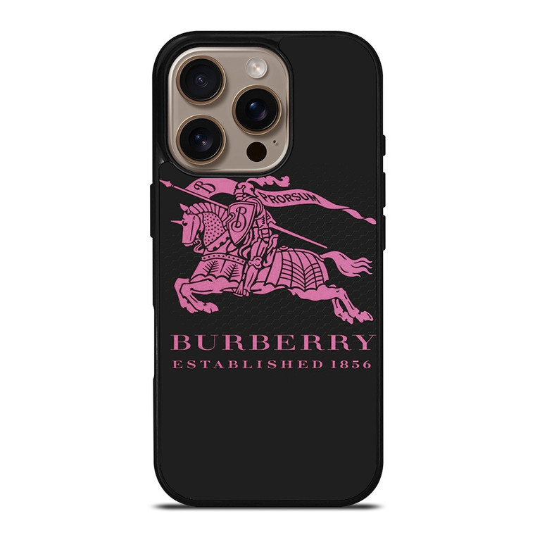 BURBERRY LOGO SCARF iPhone 16 Pro Case Cover