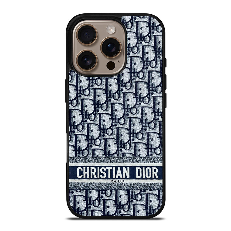 CHRISTIAN DIOR PARIS MONOGRAM iPhone 16 Pro Case Cover