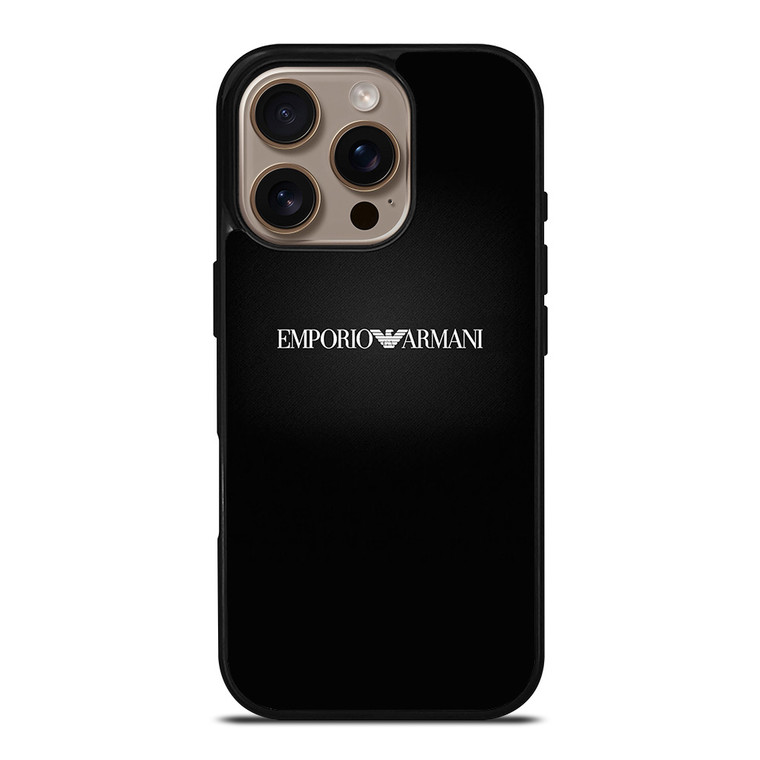 EMPORIO ARMANI LOGO iPhone 16 Pro Case Cover