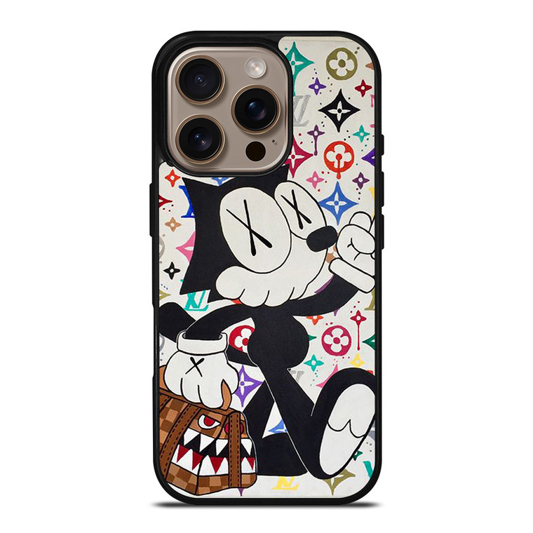 FELIX THE CAT LV LOUIS VUITTON iPhone 16 Pro Case Cover