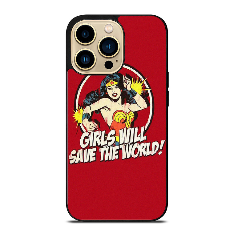 WONDER WOMAN CARTOON BADGE  iPhone 14 Pro Max Case Cover