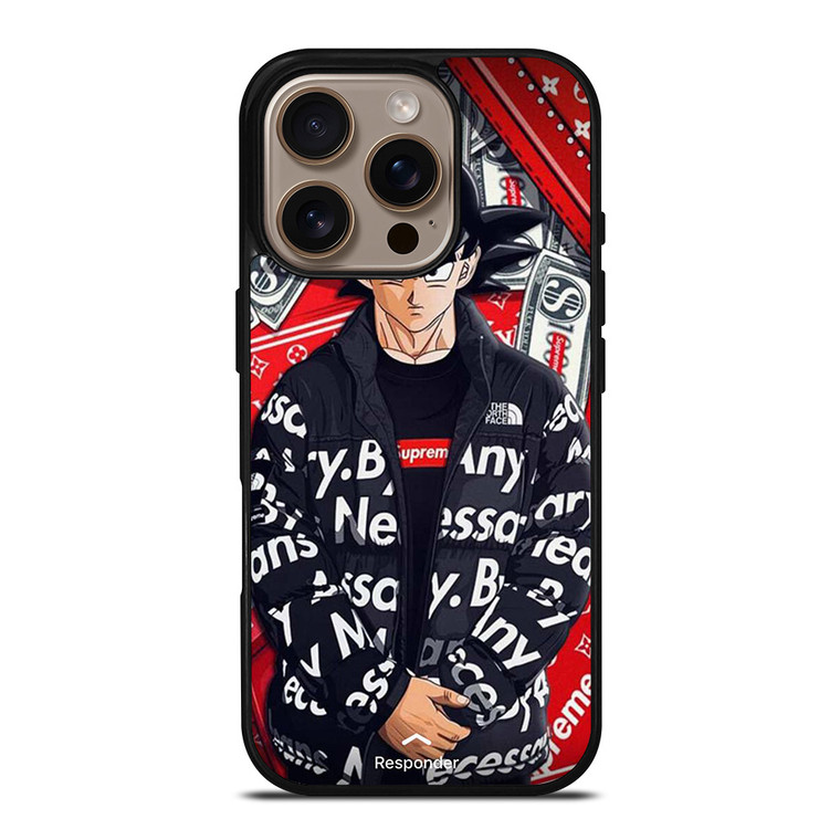 GOKU DRAGON BALL SUPREME NORTH FACE iPhone 16 Pro Case Cover