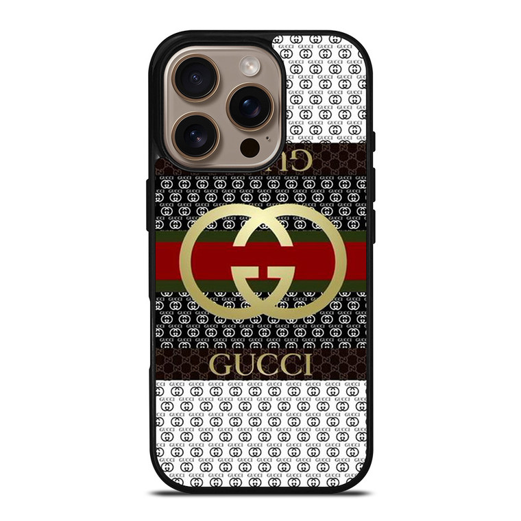 GUCCI GUCCI LOGO EMBLEM iPhone 16 Pro Case Cover