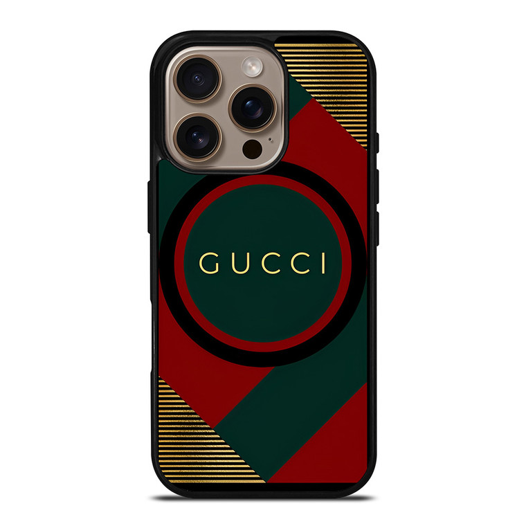 GUCCI LOGO BRITISH STYLE ICON iPhone 16 Pro Case Cover