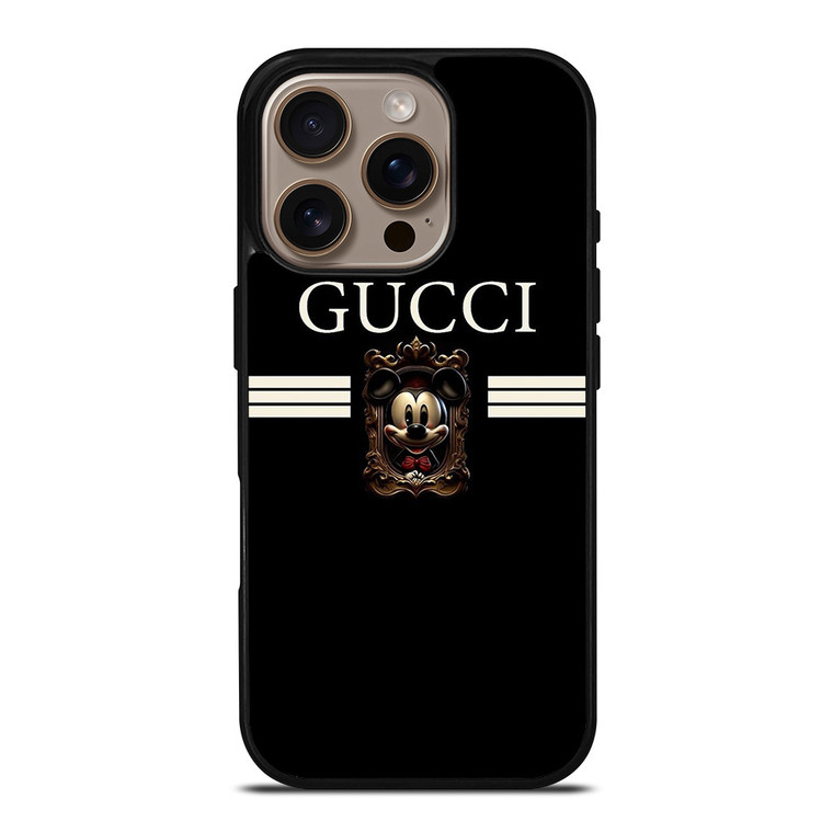 GUCCI LOGO DISNEY MICKEY MOUSE iPhone 16 Pro Case Cover