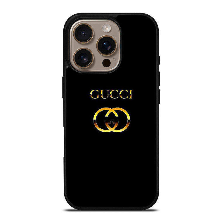 GUCCI LOGO GOLDEN ICON EMBLEM iPhone 16 Pro Case Cover