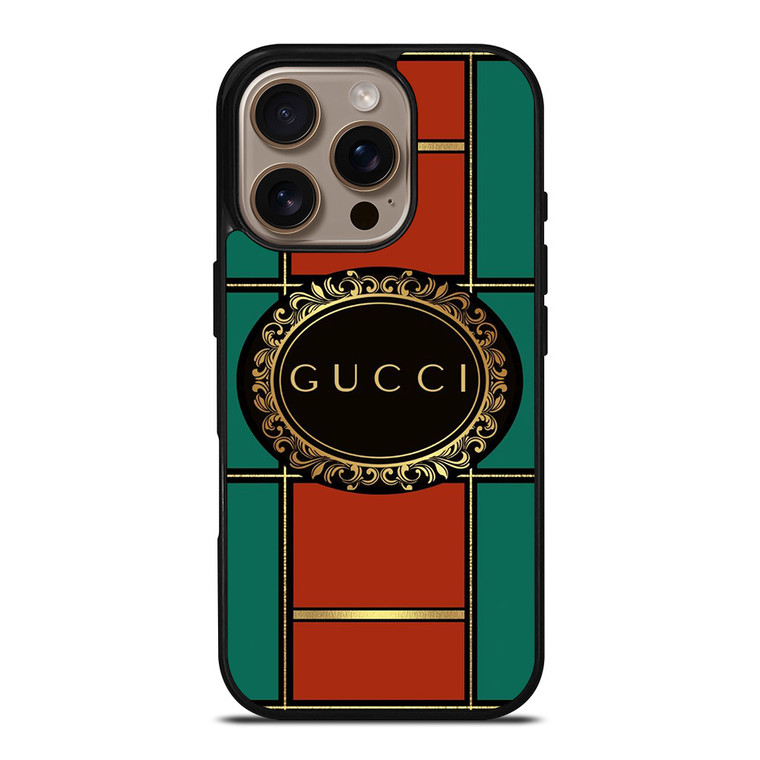 GUCCI LOGO PALLET ART iPhone 16 Pro Case Cover