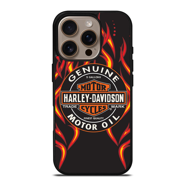 HARLEY DAVIDSON GENUINE MOTOR OIL BADGE iPhone 16 Pro Case Cover
