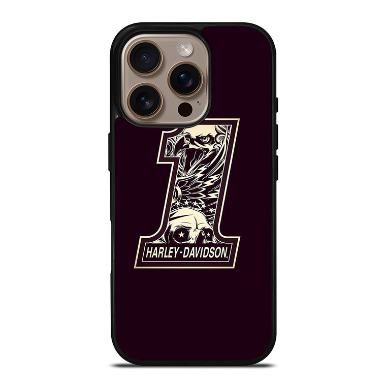 HARLEY DAVIDSON LOGO 1 SKULL LOGO iPhone 16 Pro Case Cover