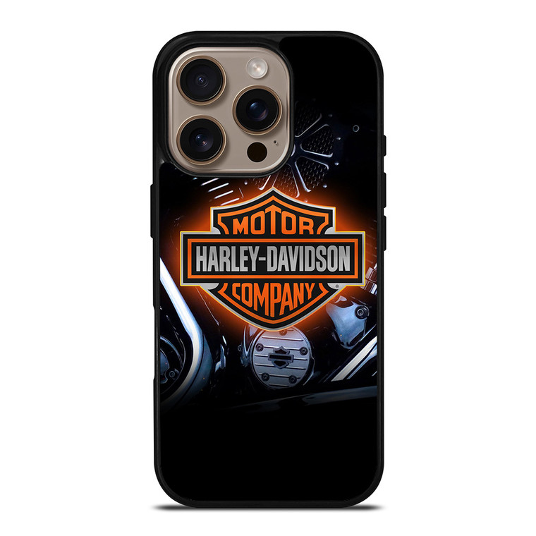 HARLEY DAVIDSON LOGO ENGINE iPhone 16 Pro Case Cover