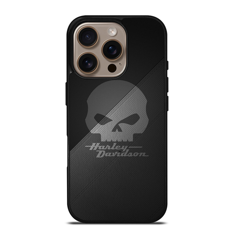 HARLEY DAVIDSON LOGO SKULL 3 iPhone 16 Pro Case Cover