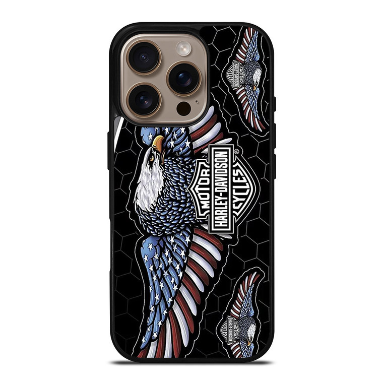 HARLEY DAVIDSON MOTORCYCLE LOGO EAGLE iPhone 16 Pro Case Cover