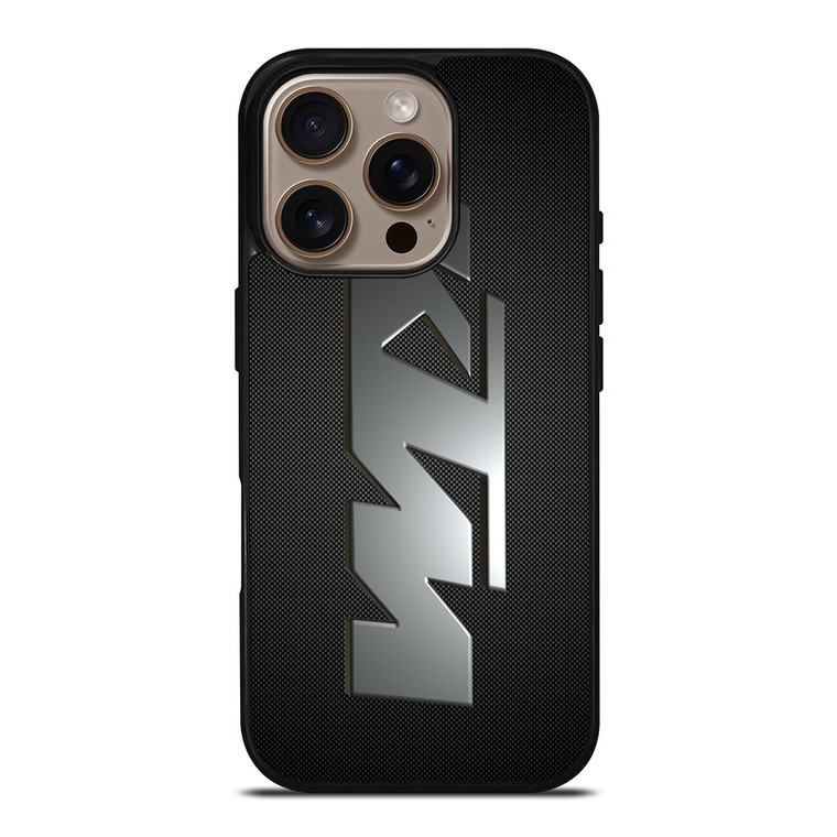 KTM CHROME LOGO CARBON iPhone 16 Pro Case Cover