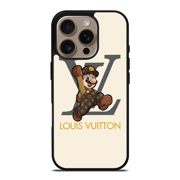 LOUIS VUITTON LOGO LV MARIO BROSS iPhone 16 Pro Case Cover LOUIS VUITTON LOGO LV MARIO BROSS iPhone 16 Pro Case Cover