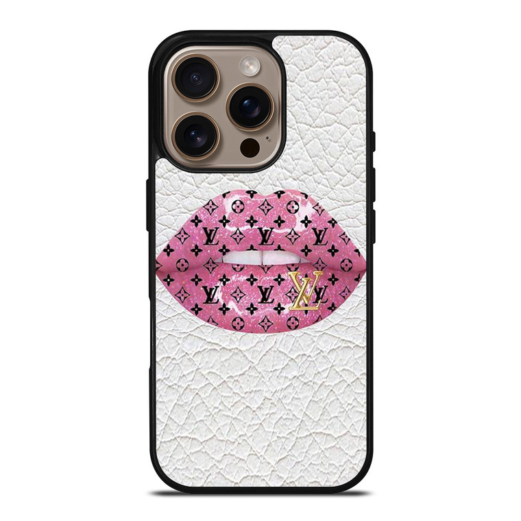 LOUIS VUITTON LV LOGO LIPS ICON iPhone 16 Pro Case Cover LOUIS VUITTON LV LOGO LIPS ICON iPhone 16 Pro Case Cover