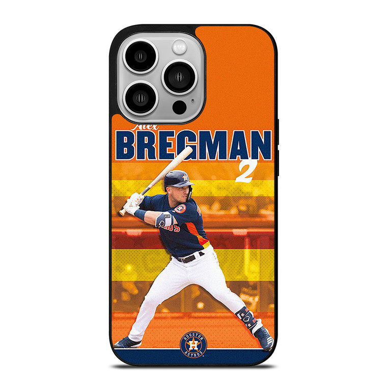 ALEX BREGMAN HOUSTON ASTROS MLB  iPhone 14 Pro Case Cover