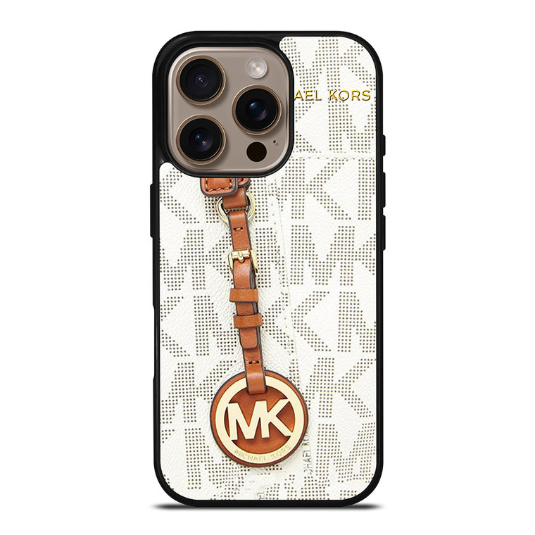 MICHAEL KORS MK WHITE 2 iPhone 16 Pro Case Cover MICHAEL KORS MK WHITE 2 iPhone 16 Pro Case Cover