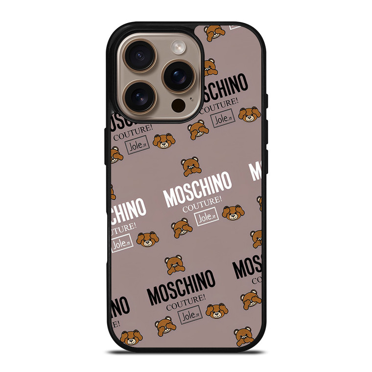 MOSCHINO COUTURE iPhone 16 Pro Case Cover