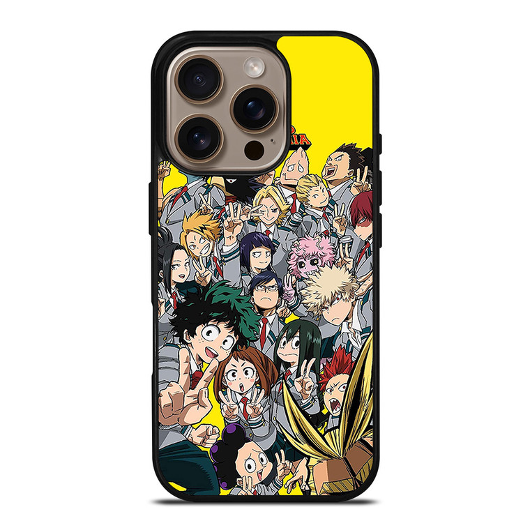 MY HERO ACADEMIA CHARACTER ANIME iPhone 16 Pro Case Cover MY HERO ACADEMIA CHARACTER ANIME iPhone 16 Pro Case Cover