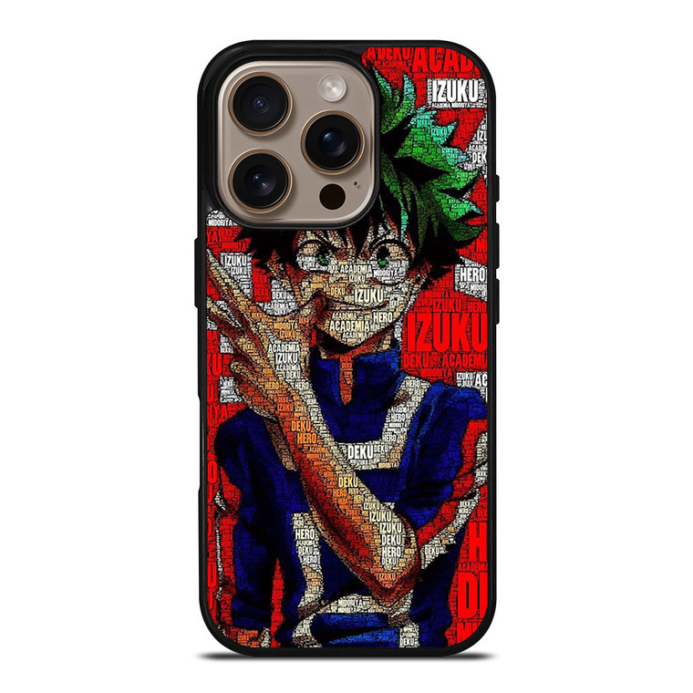 MY HERO ACADEMIA IZUKU MIDORIYA ANIME iPhone 16 Pro Case Cover MY HERO ACADEMIA IZUKU MIDORIYA ANIME iPhone 16 Pro Case Cover