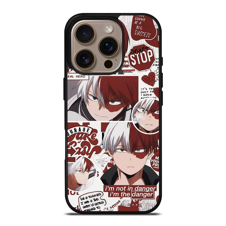 MY HERO ACADEMIA SHOTO TODOROKI QUOTE iPhone 16 Pro Case Cover MY HERO ACADEMIA SHOTO TODOROKI QUOTE iPhone 16 Pro Case Cover