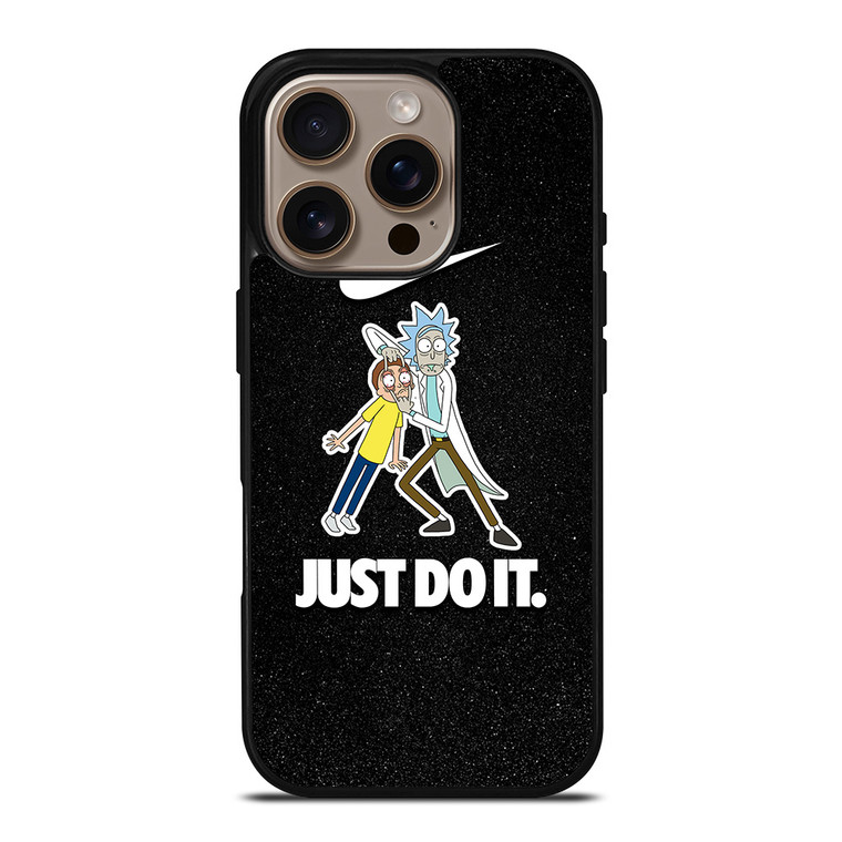 NIKE JUST DO IT X RICK AND MORTY iPhone 16 Pro Case Cover