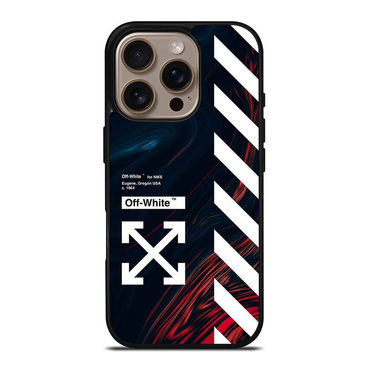 OFF WHITE LOGO FOR NIKE USA iPhone 16 Pro Case Cover