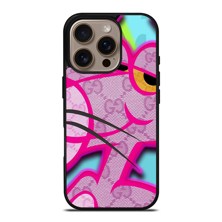 PINK PANTHER GUCCI ICON iPhone 16 Pro Case Cover PINK PANTHER GUCCI ICON iPhone 16 Pro Case Cover