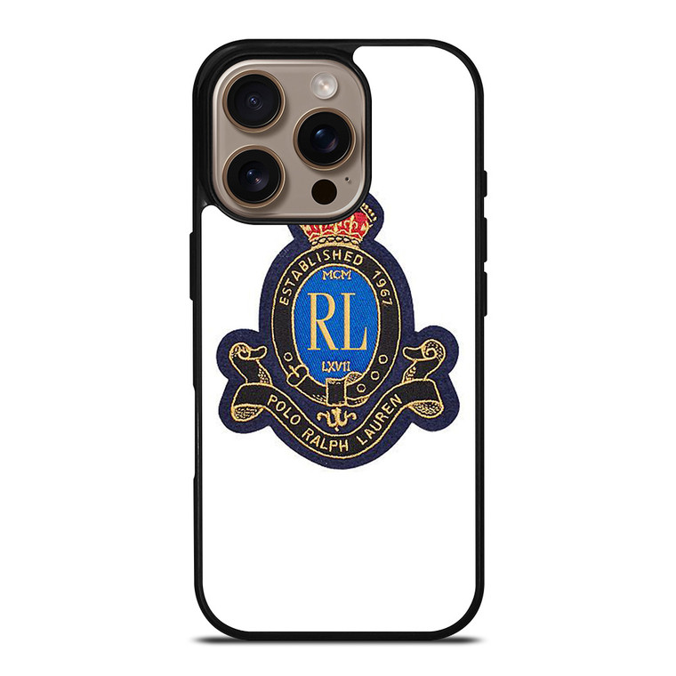POLO RALPH LAUREN CLASSIC EMBLEM iPhone 16 Pro Case Cover POLO RALPH LAUREN CLASSIC EMBLEM iPhone 16 Pro Case Cover