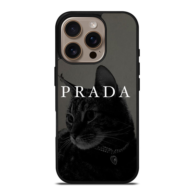 PRADA LOGO CAT iPhone 16 Pro Case Cover PRADA LOGO CAT iPhone 16 Pro Case Cover