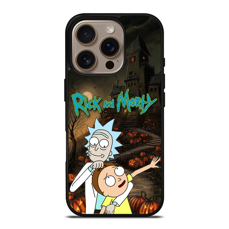 RICK AND MORTY HAPPY HALLOWEEN iPhone 16 Pro Case Cover RICK AND MORTY HAPPY HALLOWEEN iPhone 16 Pro Case Cover